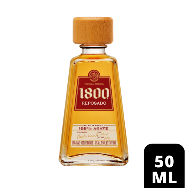 Mini Tequila1800 Reposado 50 ml - Botellitas Nice